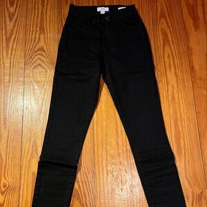 Forever 21 Black Mid-Rise Skinny Jeans